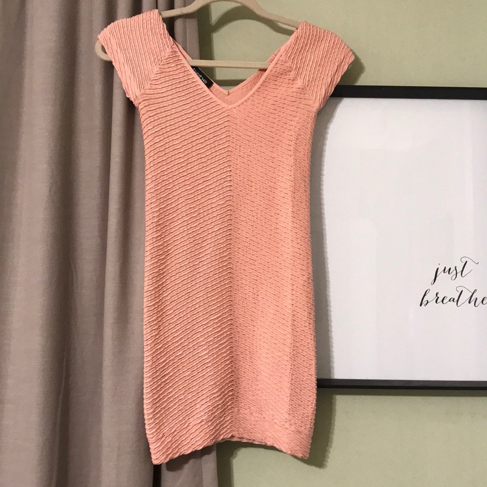 Bebe Textured Bodycon Dress